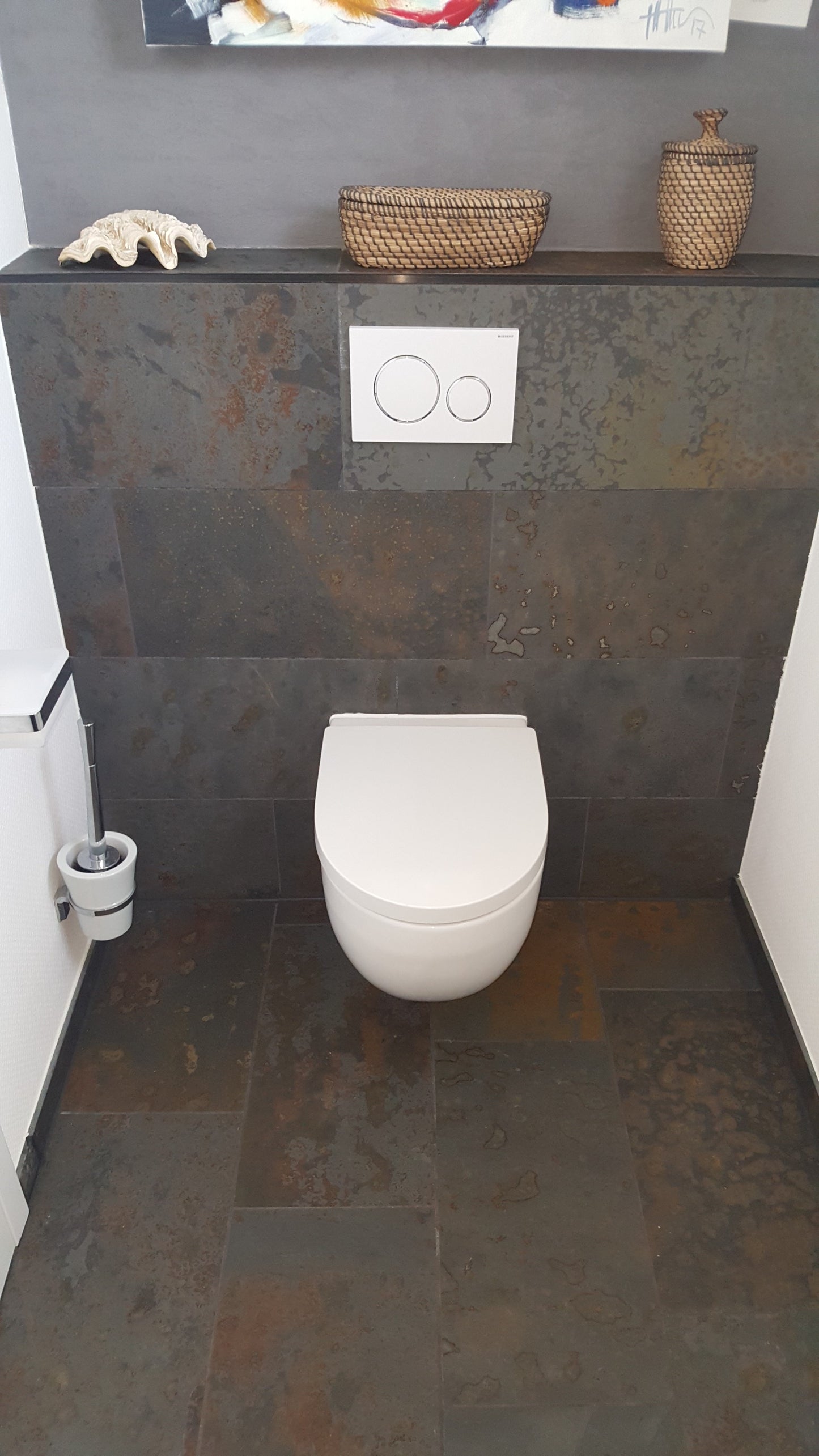 Schiefer Multicolor, bunt (Handmuster), SoNat 519