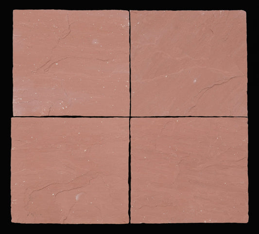 Sandstein rot (Handmuster), SoNat 512 (nur als Kleinpflaster 15x15cm)